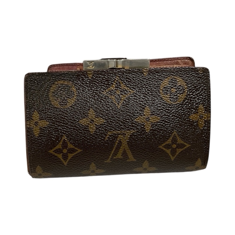Louis Vuitton Authentic Vintage Monogram French Purse (Viennois Kiss-Lock)Wallet